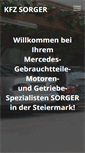 Mobile Screenshot of kfzsorger.at
